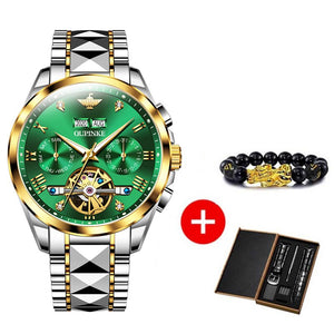 OUPINKE Top Brand Luxury Black Watch - 200033142 two tone green / United States Find Epic Store