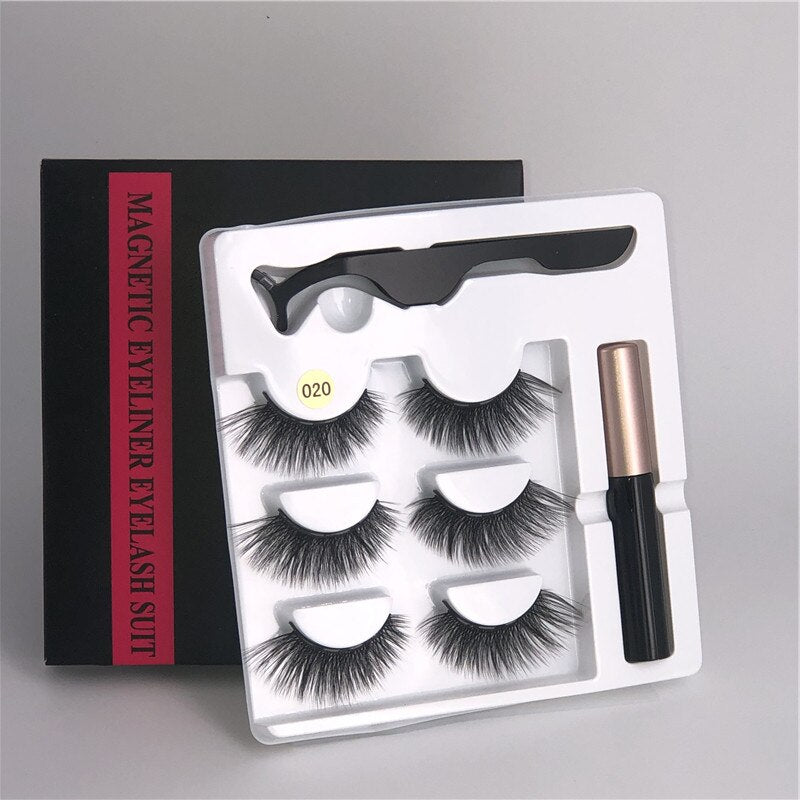 3 Pairs of Five Magnet Eyelashes - 201222921 020 / United States Find Epic Store