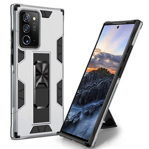 Military Protective Kickstand Phone Covers for Samsung Galaxy Note 10/Note 10 Plus/Note 20/Note 20 Ultra/Note 20 Lite - 380230 for Samsung NOTE 10 / Silver / United States Find Epic Store