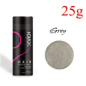 Sevich 25g Hair Fibers Keratin Thickening Applicator Spray Hair Building Fibers Hair Loss Products Instant Regrowth Powders - 200001174 United States / Grey Find Epic Store