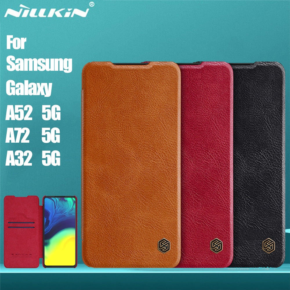 Flip Case For Samsung Galaxy A72 A52 A32 5G QIN Series Flip Leather Cover For Samsung Galaxy A72 A52 A32 5G Case - 380230 Find Epic Store
