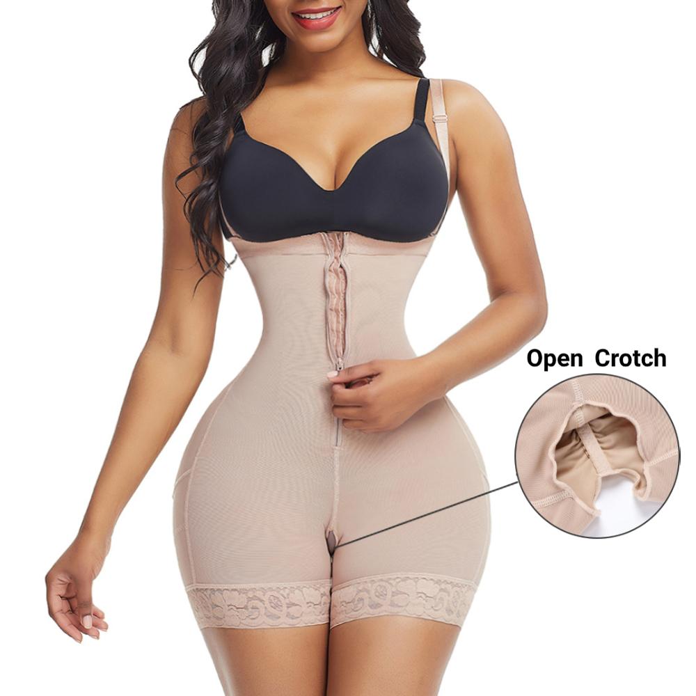 Butt Lifter Body Shaper Fajas Colombians Waist Trainer Slimming Underwear Shapewear Tummy Control Panties Postpartum Corset - 31205 Nude / S / United States Find Epic Store