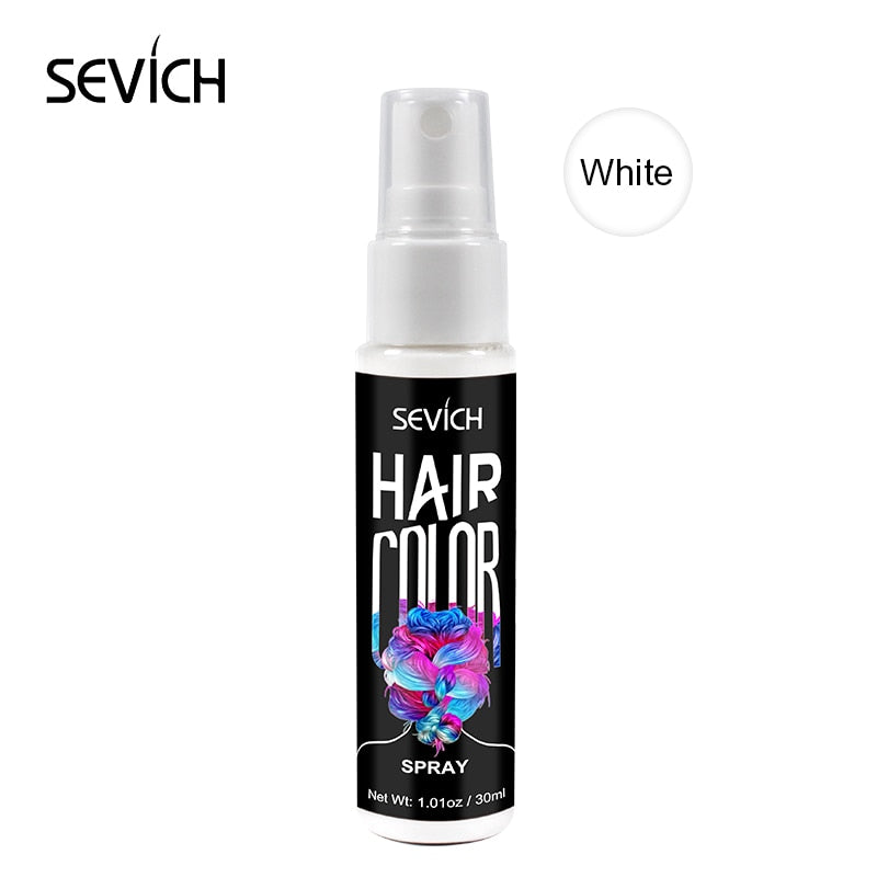 Sevich 30ml Temporary Hair Dye Spray DIY Hair Color Liquid Washable 5 colors One Time Hair Color Spray Instant color - 200001173 United States / White Find Epic Store