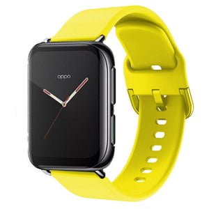 41mm 46mm Watch band for OPPO Watch Soft Silicone Sport Bracelet for OPPO Watch Band 46mm TPU Strap Colorful Wrist Strap 46mm - 200000127 United States / yellow color buckle / 41mm Find Epic Store