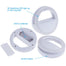 Universal Selfie Lamp Mobile Phone Lens Portable Flash Ring 36 LEDS Luminous Ring Clip Light For iPhone 8 7 6 Plus Samsung S21 - 200001722 Find Epic Store