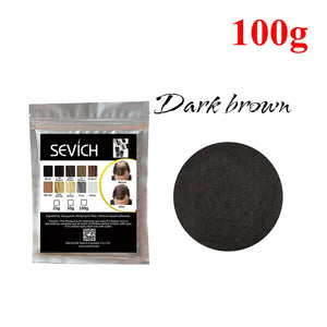 Sevich Hair Building Fiber Powder Refill Bags 100g Anti Hair Loss Products Concealer Refill Fiber Instantly Hair Extension - 200001174 United States / Dark brown Find Epic Store