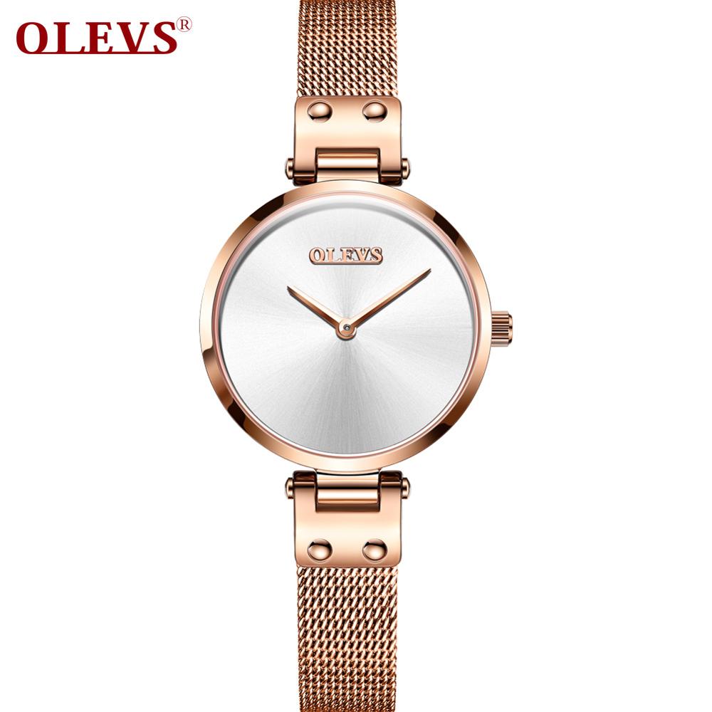 OLEVS Luxury Fashion Wristwatch - 200363144 rose white / United States Find Epic Store