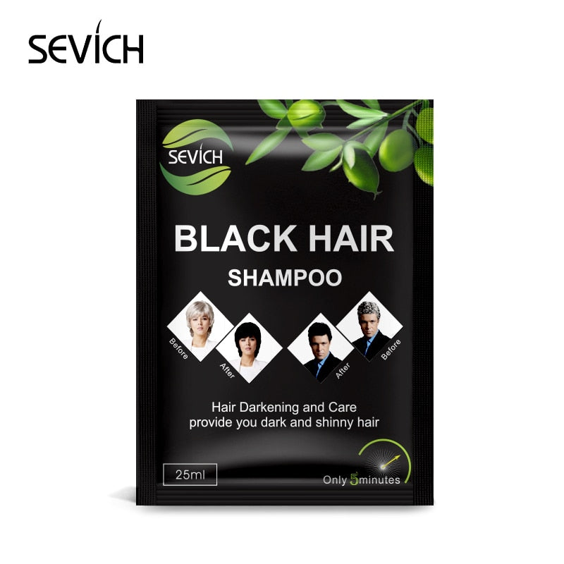 Sevich Hair Dyeing Lotion DIY Hair Styling Coloring Molding Shampoo 5pcs/lot Hair Color Shampoo Fast Hair Dye Shampoo For Women - 200001173 United States / Black Find Epic Store
