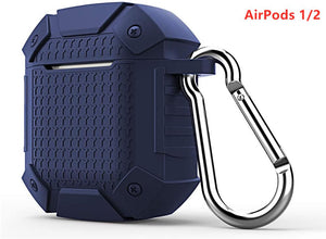 For Airpods Pro-2-1 Accessories Silicone Luxury Armor earpods aipods airpods2 Air pods protector cover for Apple Airpods case - 200001619 United States / 1-2 blue Find Epic Store