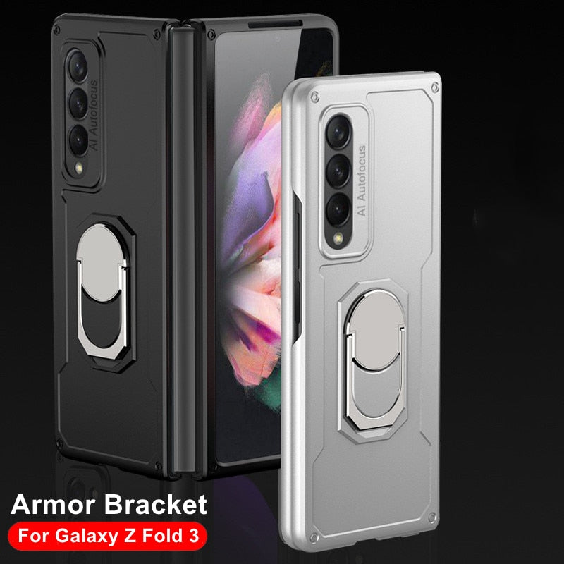 Samsung Galaxy Z Fold 3 5G Case Armor Ring Holder Case 360 Bracket Hard PC Protective Cover For Galaxy Z Fold 3 2 - 380230 Find Epic Store