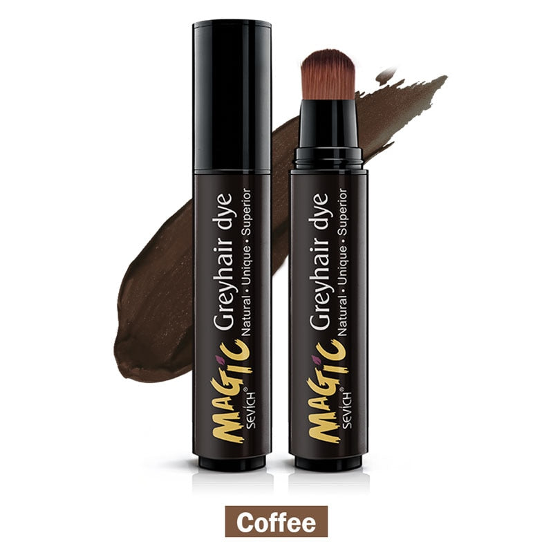 Hair Dye Pen Hair Root Touch Up Black Brown Hair Color Stick Disposable Hair Dye Cream Brush Easy To Carry Magic Stick - 200001173 United States / Coffee Find Epic Store