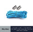 24 Colors Elastic Shoelaces Capsule Metal Suitable for All Universal Lazy Lace Man and Woman Shoes Sneakers No Tie Shoelace - 3221015 Sky Blue / United States / 100cm Find Epic Store