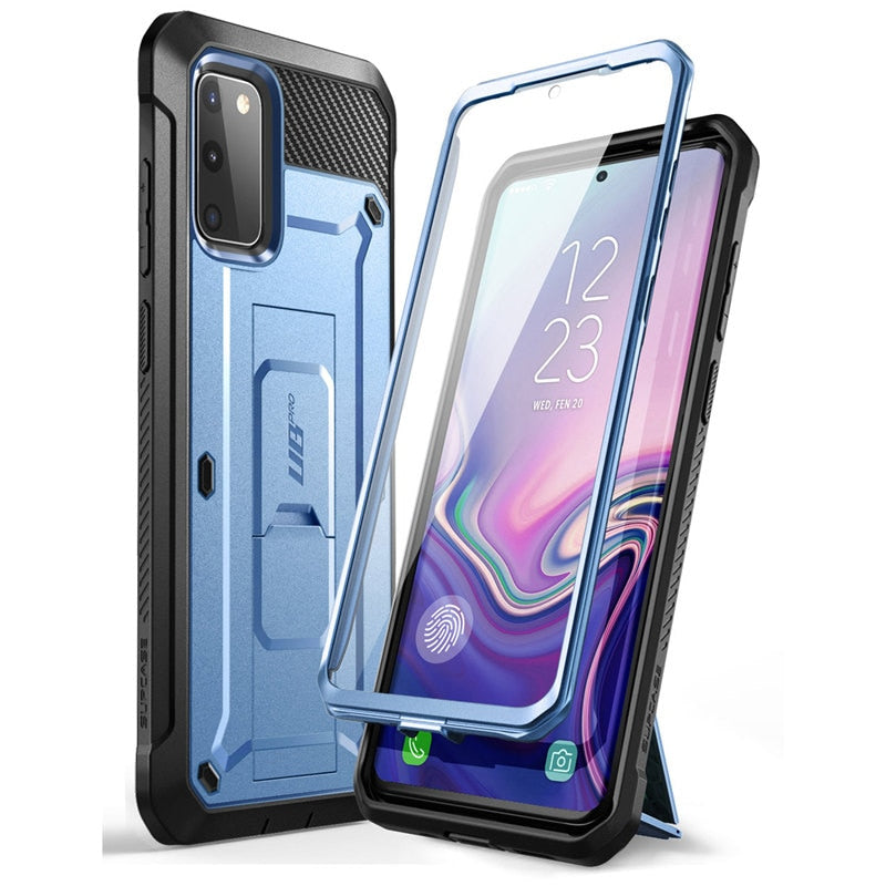 For Samsung Galaxy S20 FE Case (2020 Release) UB Pro Full-Body Holster Cover WITH Built-in Screen Protector & Kickstand - 380230 PC + TPU / Blue / United States Find Epic Store