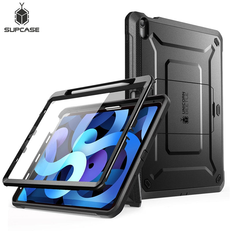 For iPad Air 4 Case 10.9" (2020 Release) UB PRO Full-body Rugged Cover Case WITH Built-in Screen Protector & Kickstand - 200001091 Find Epic Store
