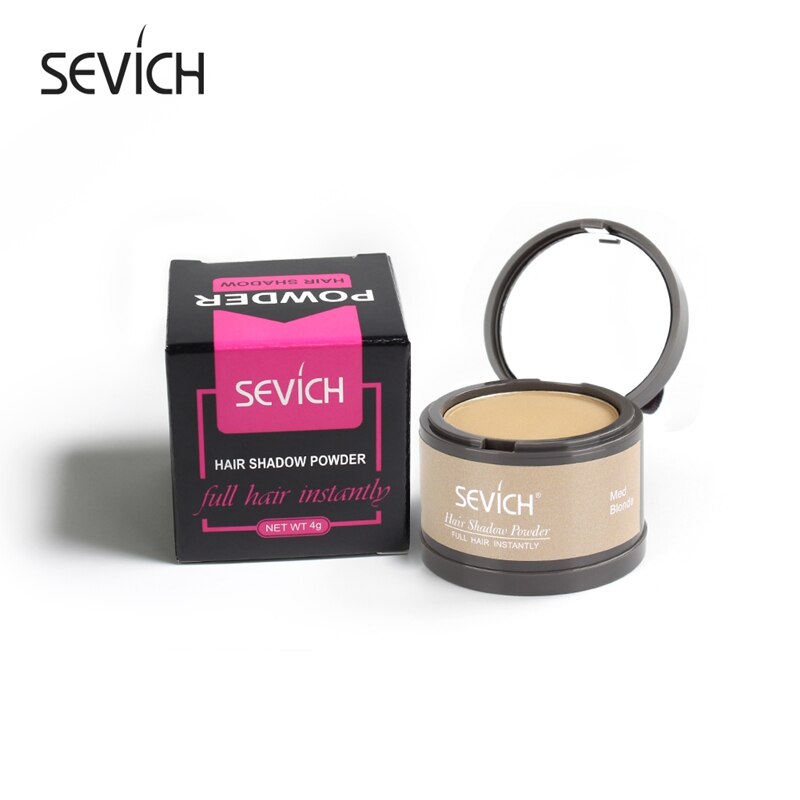 Sevich Hair Fluffy Powder water proof hair line powder black brown Instantly Root Cover Up Hair Shadow Powder Unisex 10 color - 200001174 United States / Med blonde Find Epic Store