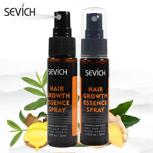 Sevich 30ml Ginger Essential Fast Hair Growth Serum Spray Anti Hair Loss Liquid Repair Damaged Hair Growing Spray - 200001174 Find Epic Store
