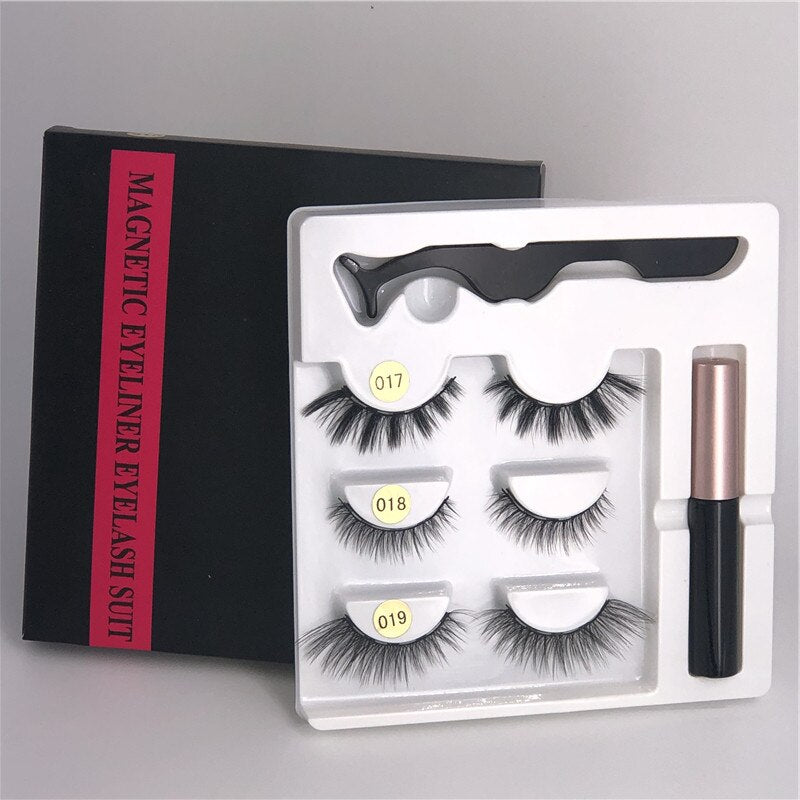 3 Pairs of Five Magnet Eyelashes - 201222921 17-18-19 / United States Find Epic Store