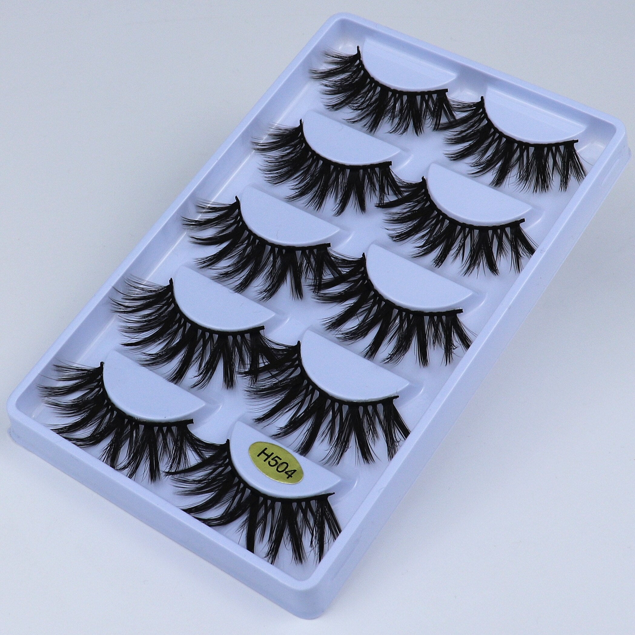 High quality 3D lashes 5 pairs 20mm artificial mink eyelashes, dramatic curly hair false eyelash extension cosmetics - 200001197 H504 / United States Find Epic Store