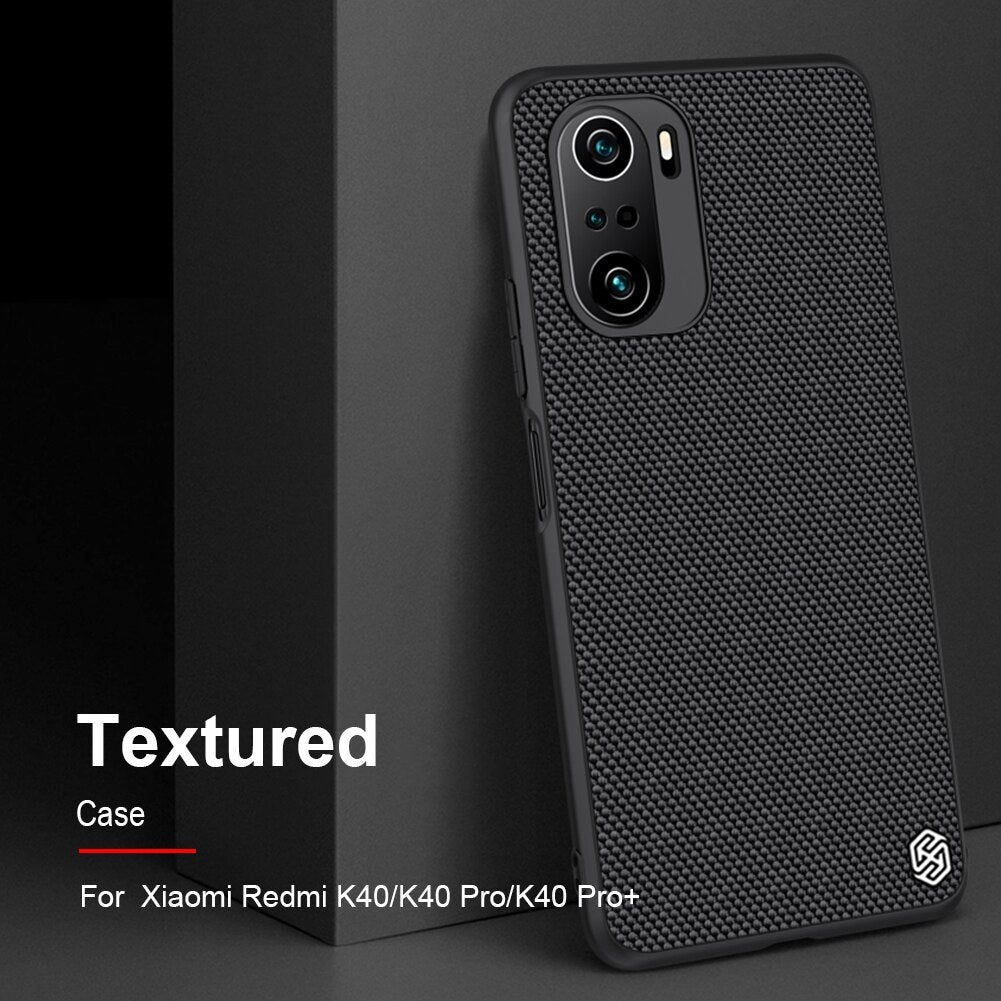 Case For Xiaomi Redmi K40 Pro Plus 5G Back Cover, Textured Protective Nylon Ciber TPU PC Cover For Redmi K40 Pro Plus - 380230 Find Epic Store