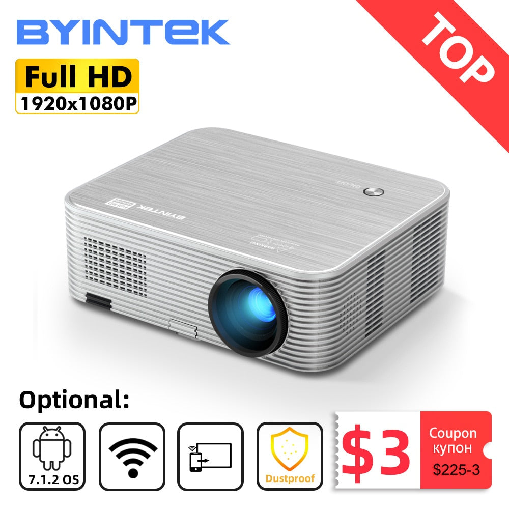 K15 1080P Smart Android Full HD 4K 300inch WIFI laser 3D LED Video Projector Beamer for Smartphone - 2107 Find Epic Store