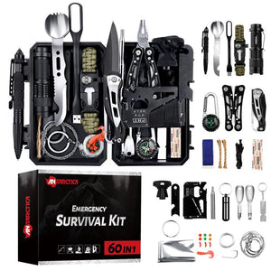 Hiking, Fishing, Camping 59 In1 Practical Case Pocket Tool Pouch Tools First Aid Kit Tableware Camping Equipment Edc Outdoor Survival Multi Tool - 0 Find Epic Store