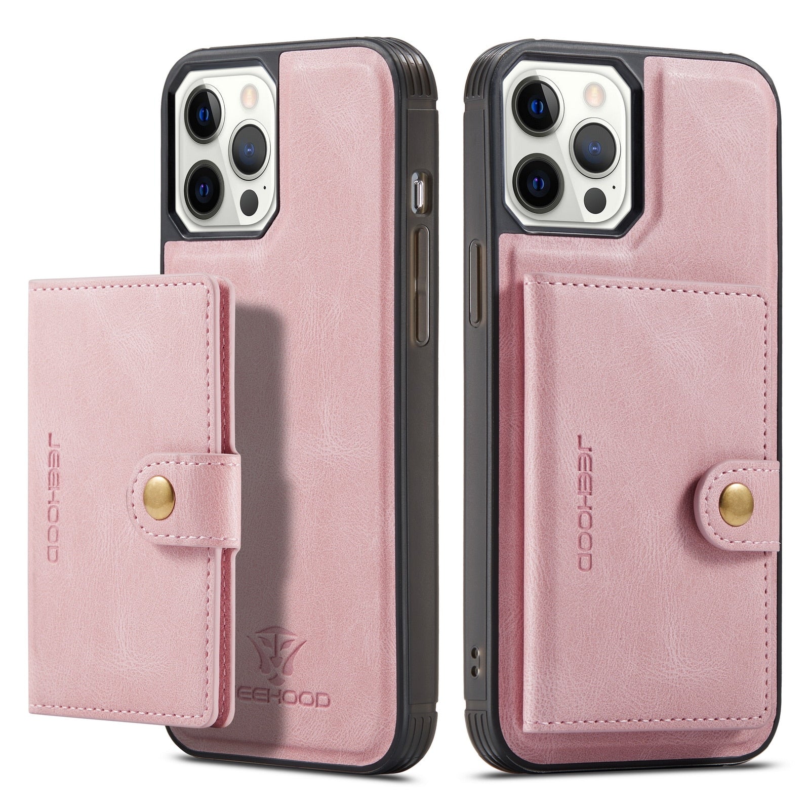 Pink Color Leather Wallet Card Solt Bag Magnetic Case For iPhone 12 Mini Pro Max Case For iPhone 11 Pro Max 8 7Plus Xr Xs Max X SE 2020 - 380230 For iPhone 7 / Pink / United States Find Epic Store