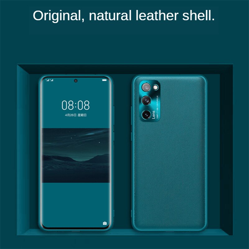 For Samsung Galaxy S21 S20 Ultra Plus S20 FE A52 A72 note 20 Ultra Case Luxury Vegan Leather Grain Matte Protective Back Cover - 380230 Find Epic Store