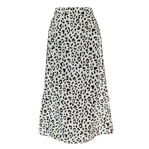 Leopard Print Chiffon Skirt - 349 BS0230-1 / S / United States Find Epic Store
