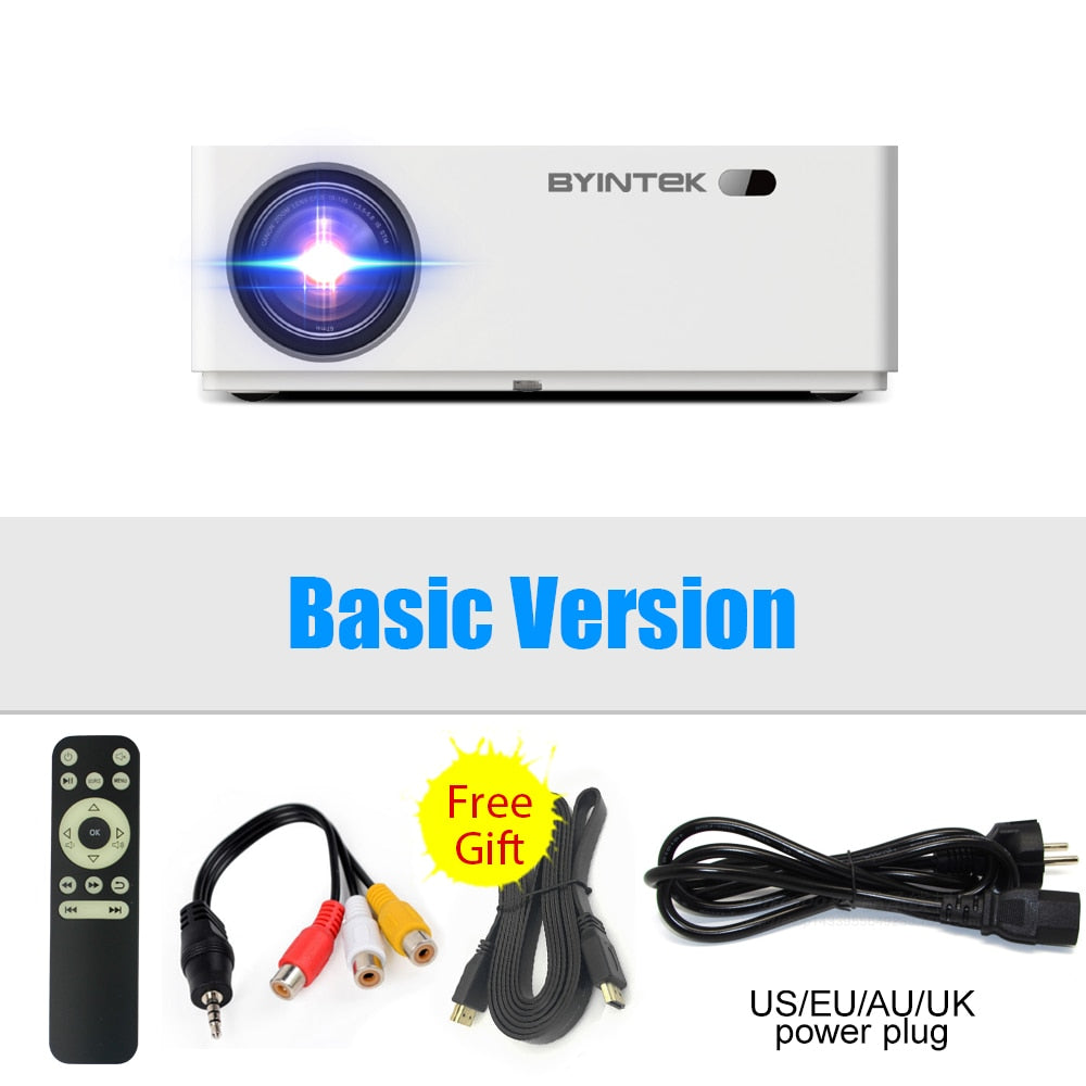 BYINTEK K20 Full HD 4K 3D 1920x1080p Android Wifi LED Video Laser Home Theater Projector Proyector Beamer for Smartphone - 2107 United States / Basic Version Find Epic Store