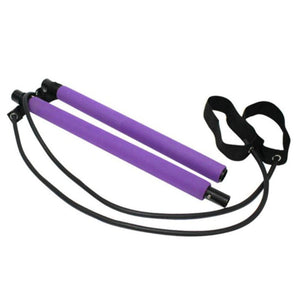 Yoga Resistance Bands Pilates Stick Bodybuilding Crossfit Gym Rubber Tube Elastic Bands Fitness Equipment Training Exercise - 200001973 purple / United States Find Epic Store