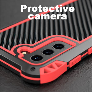 Aluminum Heavy Phone Cases for Samsung Galaxy S21 FE Outdoor Shockproof Metal+Silicone Phone Cover - 380230 Find Epic Store
