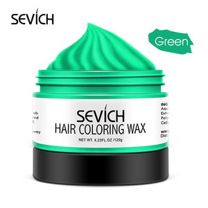 Sevich 9 Colors Unisex Hair Color Wax Temporary Hair Dye Strong Hold Disposable Pastel Dynamic Hairstyles Black Hair Color Cream - 200001173 United States / Green Find Epic Store