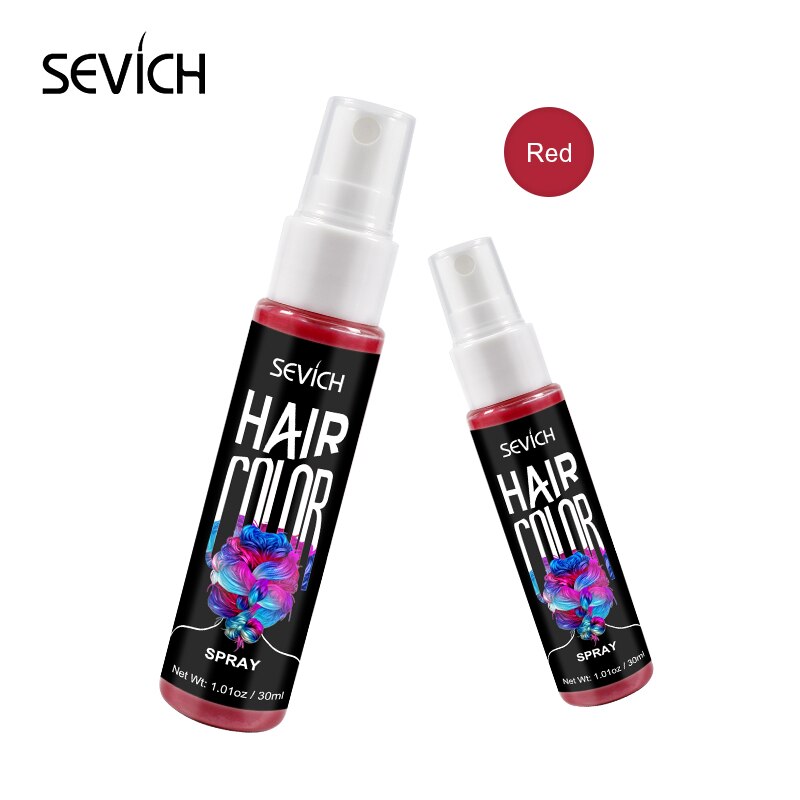Sevich 30ml One-off Liquid Spray Hair Dye 5 Colors Temporary Non-toxic DIY Hair Color Washable One-time Hair Dye - 200001173 Find Epic Store