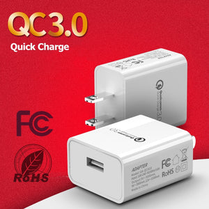 Quick Charge 3.0 USB Wall Charger & Dual Ports, Compatible for Samsung Galaxy for iPhone Xs/XS Max/XR and for iPhone 11 Pro Max - 410204 Find Epic Store