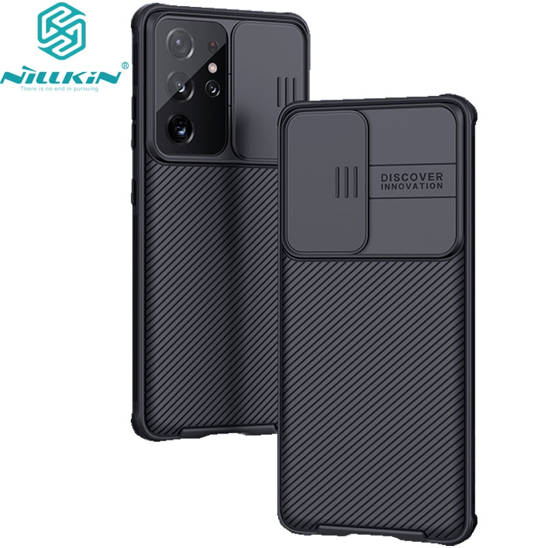 Frosted Black Color Case - NILLKIN For Samsung Galaxy S21 S20 Ultra Plus FE M51 M31s A71 A51 A72 A52 A32 5G Back Cover Case Camera Protection ForNote20Ultr - 380230 Find Epic Store