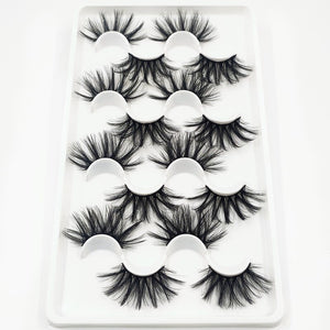 8 pairs of 25mm eyelashes cruelty-free artificial 3D mink eyelashes, soft and natural false eyelashes wholesale manufacturer - 200001197 8D001 / United States Find Epic Store