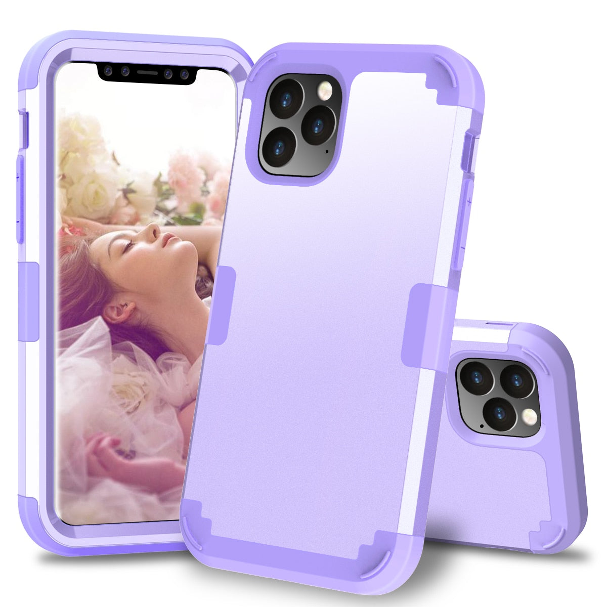 For Apple iPhone 11 2019 Case Shockproof Protect Hybrid Hard Rubber Impact Armor Phone Cases For iPhone 11 2019 Cover - 380230 for iPhone X XS / Purple / United States Find Epic Store