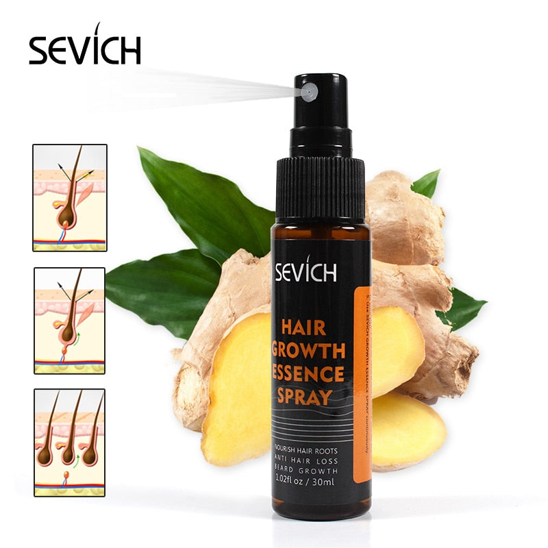 Sevich 30ml Herbal Essence Fast Hair Growth Spray Hair Loss Treatment Help for hair Growth Hair Care - 200001174 Find Epic Store