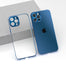 Luxury Plating Square Frame Transparent Case on For iPhone 12 11 Pro Max Mini X XS XR 7 8 Plus SE 2020 Soft Silicone Clear Cover - 380230 For iPhone 12 mini / Blue / United States Find Epic Store