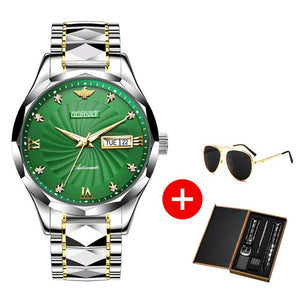 Swiss Brand Automatic Stainless Steel Waterproof Sapphire Glass Watch - 200033142 green face / United States Find Epic Store