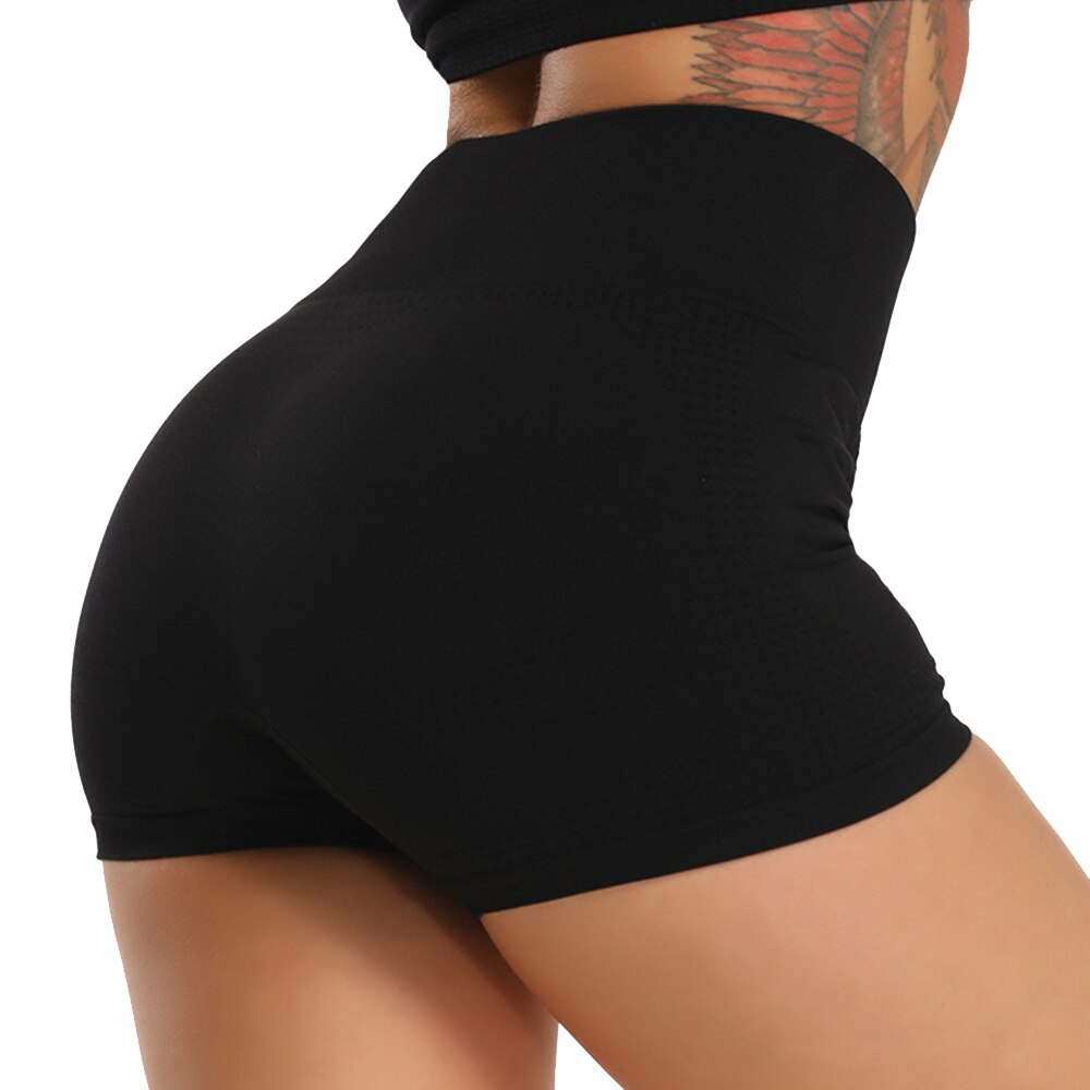 High Waist Seamless Gym Shorts - 200000625 Black / S / United States Find Epic Store