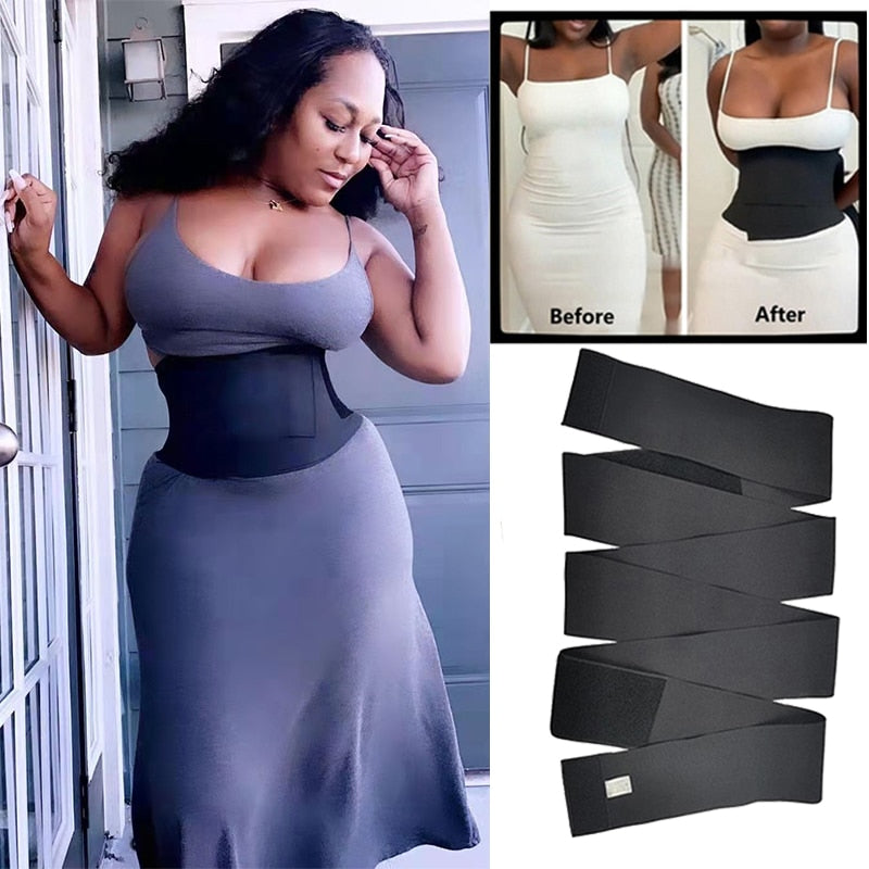 Waist Waist Trainer Shapewear Belt Slimming Tummy Wrap Waist Trimmer Belt Postpartum Reductive Girdle Modeling Strap Body Shaper - 0 Find Epic Store