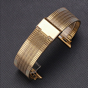 Stainless Steel Watch Band for Apple Watch band 6 SE 5 4 3 Metal Replacement Strap 38mm 40mm 42mm 44mm Braided Strap for iwatch - 200000127 United States / gold / 38mm or 40mm Find Epic Store