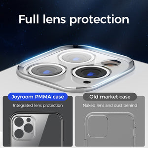 For iPhone 12 Pro Max 12 mini Case, TPU+PC Joyroom Clear Shockproof Full Lens Protection Cover For iPhone 12 min Transparent Case - 380230 Find Epic Store