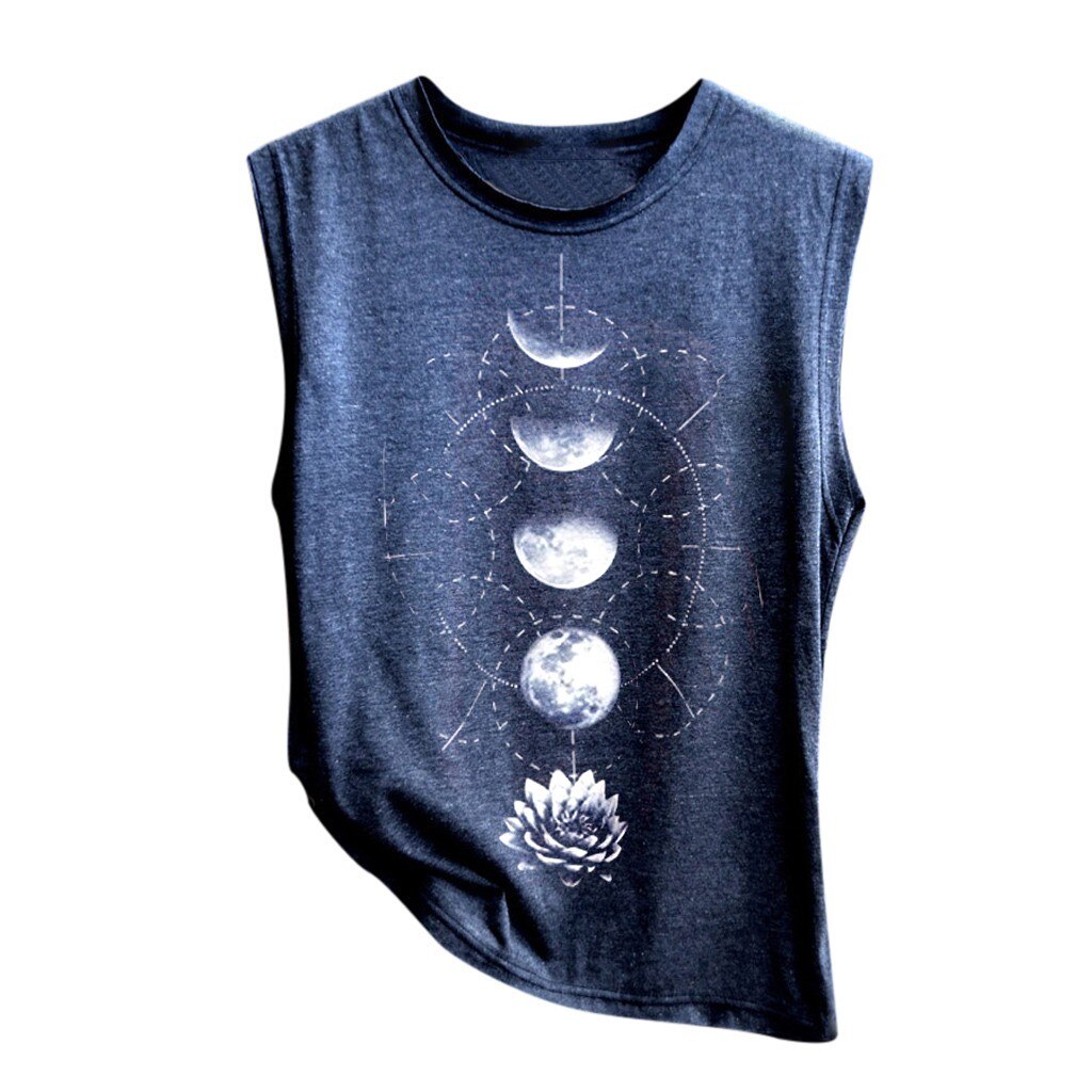 Top Sleeveless Tank Sport Pullover Tunic Top - 200000790 Navy / S / United States Find Epic Store