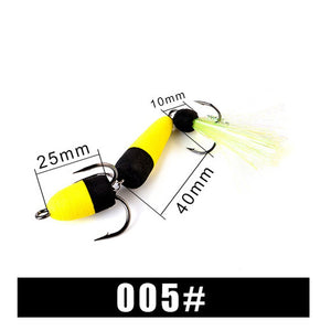 ZK30 1pc Fishing Lure Soft Lures Foam Bait Swimbait Wobbler Bass Pike Lure Insect Artificial Baits Pesca - 100005544 005 / United States Find Epic Store
