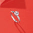 Delicate 0.5 CT 1CT Round Cut Diamond Ring 925 Sterling Silver Wedding Engagement Ring for Women Fine Jewelry - 200001701 Find Epic Store
