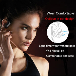 In-ear Sports Bluetooth Headset Stereo Music Earphones Sweatproof Bluetooth Ergonomic Design Bluetooth Earphone for Smartphone - 63705 Find Epic Store