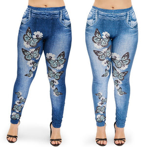 3XL Women Jeggings Imitation Jeans - 200000865 Find Epic Store