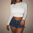 Crop Top Women Sexy Fashion Solid Bandage Top - 200000791 Find Epic Store